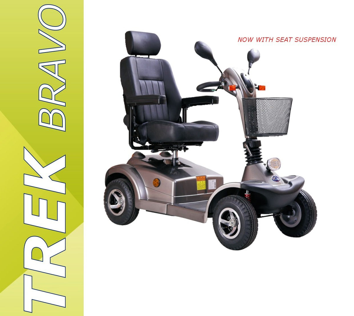 TREK BRAVO - 4 Wheel Extra Large Mobility Scooter