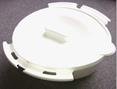 Pail with Lid for Toilet Seat Raiser